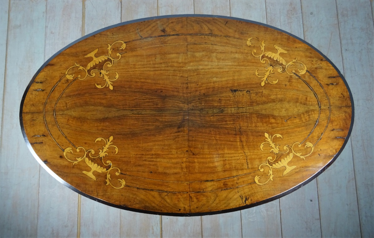 Small Oval Occasional Table